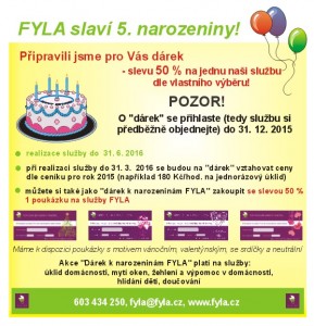 FYLA slaví 5. narozeniny!